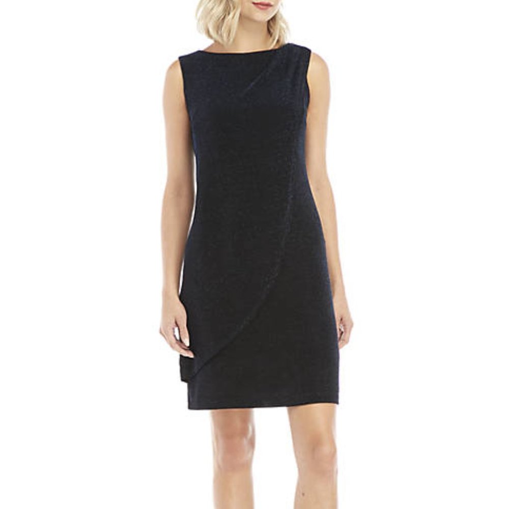 DONNA RICCO SHOW STOPPER IN BLACK COBALT